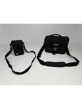 Canon 100ES Carry/Shoulder Bag + Case Logic Camera Bag P65C